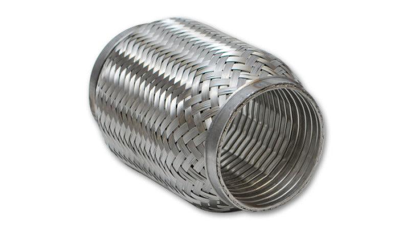 Vibrant SS Turbo FLEX Coupling with Interlock Liner 3in inlet/outlet x 4in long - BOLT Motorsports